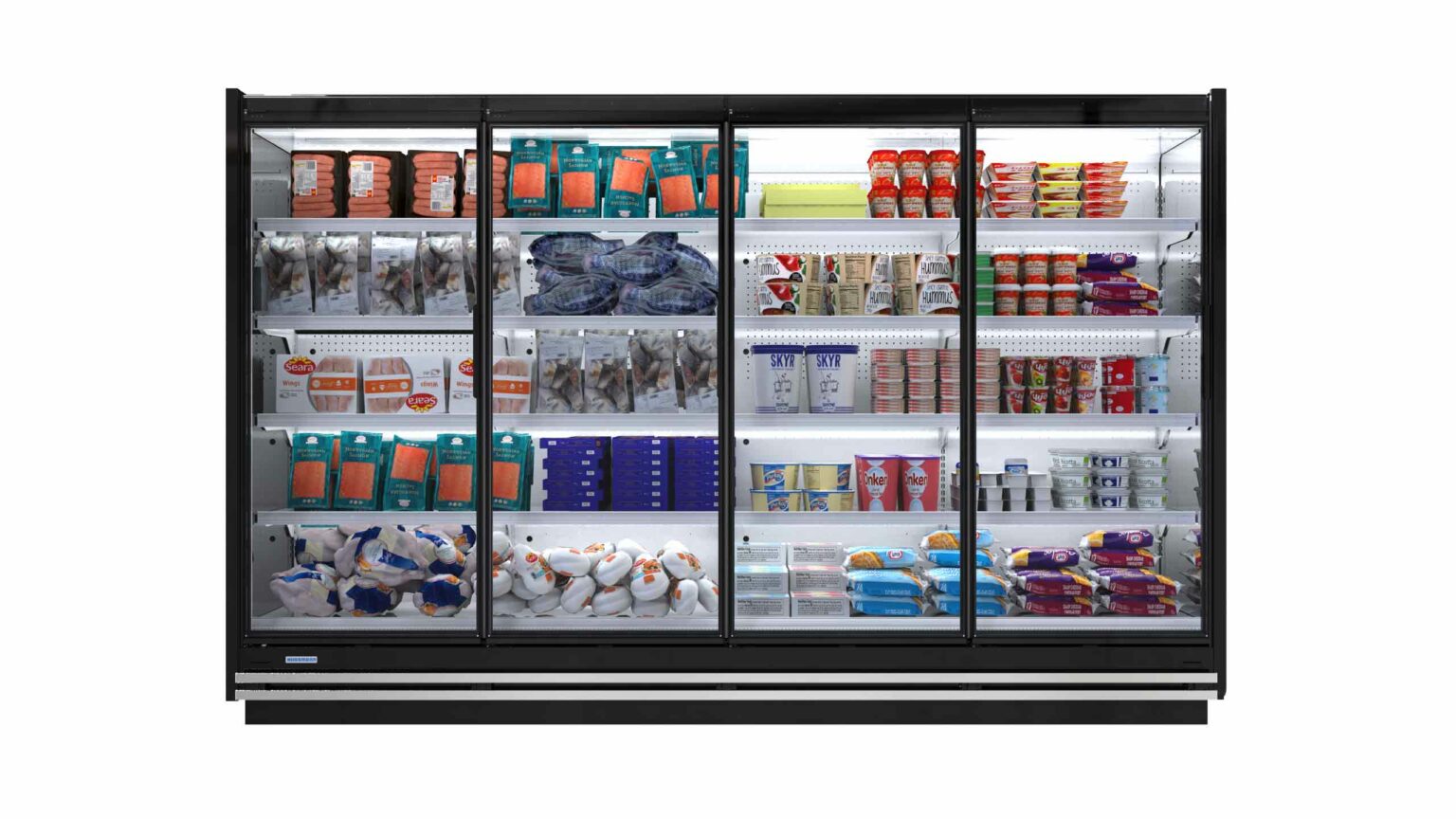 Glass Door Freezer PGL20F3R Hussmann Australia